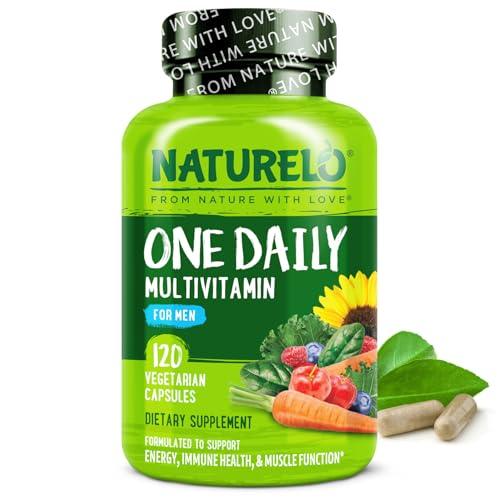 Male Energy Boosting Multivitamin - NATURELO 120 Capsules