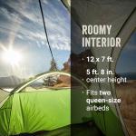 Coleman 8-Person Montana Tent | Easy Setup, Green