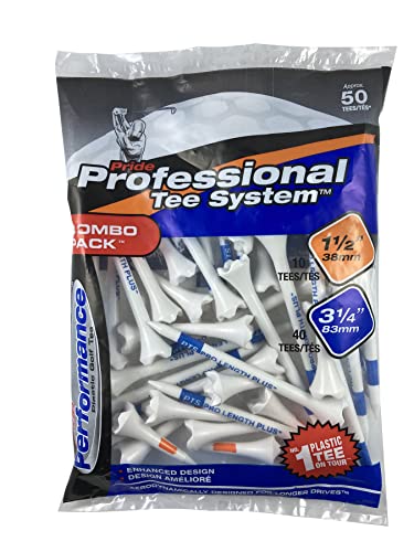 Pride Professional Golf Tees - 50 Pack