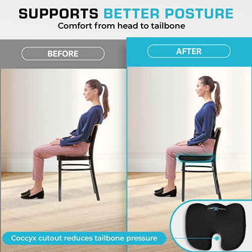 Orthopedic Foam Seat Cushion for Sciatica Relief