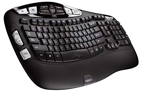 Logitech K350 Wave Wireless Ergonomic Keyboard