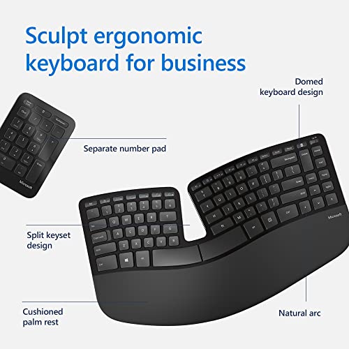 Microsoft Sculpt Ergonomic Keyboard for Business (5KV-00001 )