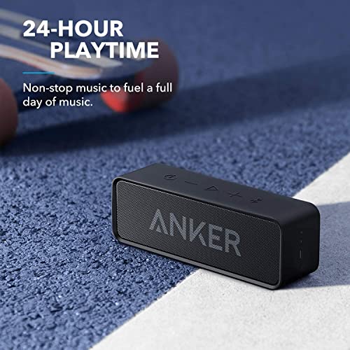 Anker Soundcore Bluetooth Speaker - Waterproof, Stereo, 24H Playtime