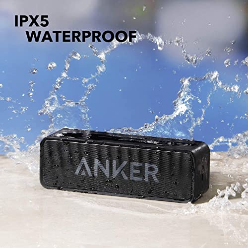Anker Soundcore Bluetooth Speaker - Waterproof, Stereo, 24H Playtime