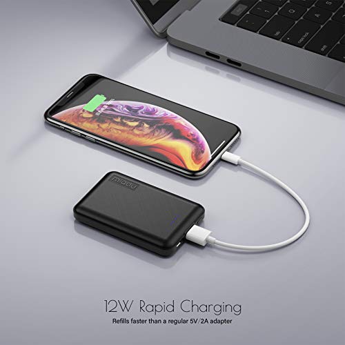 Miady Mini Portable Charger: 2-Pack, 5000mAh, USB Output