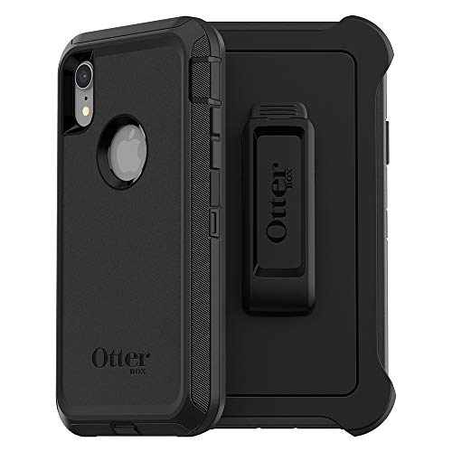 OtterBox iPhone XR Defender Case - Black, Rugged & Durable
