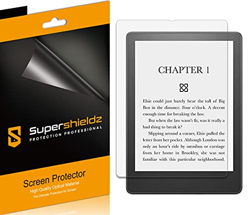 (3 Pack) Supershieldz Anti-Glare (Matte) Screen Protector Designed for All-new Kindle Paperwhite 6.8-Inch (11th Generation, 2021) / Kindle Paperwhite Signature Edition 6.8-Inch / Kindle Paperwhite Kids 6.8-Inch (11th Gen)