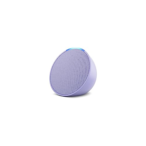 Introducing Echo Pop | Full sound compact smart speaker with Alexa | Lavender Bloom