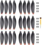 24-Piece Mini 2 Propeller Replacement Low-Noise and Quick-Release Blades Compatible with DJI Mini 2 / Mini SE/Mini 2 SE/Mini 4K Drones, Orange