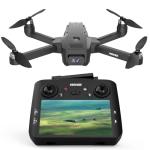 GPS Drone with EIS Camera 4.5" LCD Screen on Controller, FPV Drones Al Track&Orbit Mode with Professional with Auto Return Follow Me for Adult Beginner, GPS Brushless Drone Long Range Circle Fly,Under 249g
