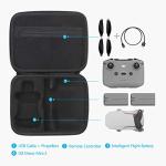 JSVER Carrying Case for DJI Mavic Mini 2 Hard Shell Storage Case for Mini 2/2 SE/4K Drone Remote Controller and Accessories, with Propeller Protectors and Control Stick Cover