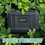 INNVO Waterproof Case for DJI Mini 4K Hard Carrying Case Compatible with DJI Mini 2 & 2SE Drone and Fly More Combo Set Black