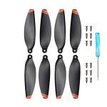 (24 Pcs) Mavic Mini 2/Mini 2 SE/Mini SE/Mini 4K Propellers Compatible with DJI Mini 2/Mini SE/Mini 2 SE/Mini 4K Drone Replacement Low-Noise and Quick-Release Blades Props Accessories (Orange)