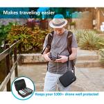 JSVER Carrying Case for DJI Mavic Mini 2 Hard Shell Storage Case for Mini 2/2 SE/4K Drone Remote Controller and Accessories, with Propeller Protectors and Control Stick Cover