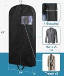 KIMBORA 43" Garment Bags for Travel & Storage