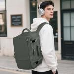 Olive Green Waterproof Travel Backpack for Laptops