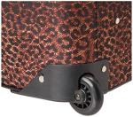 Rockland Vara Pink Leopard Luggage Set - 3 Pieces