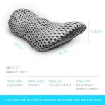 Memory Foam Lumbar Support Pillow for Travel