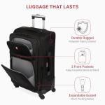 SwissGear Medium Expandable Luggage with 360° Wheels