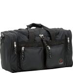 Rockland 18.5" Black Duffel Bag with Lock