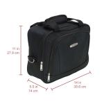 Expandable Black Softside Luggage Set - 2 Pieces
