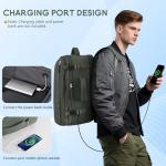 Olive Green Waterproof Travel Backpack for Laptops