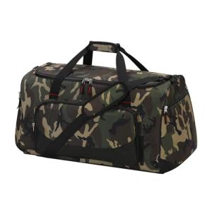 LONALIA 55L Camo Heavy Duty Duffle Bag