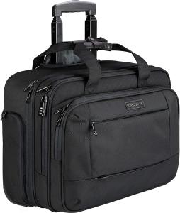 KROSER 17.3” Rolling Laptop Bag – Black