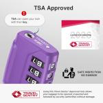 Puroma TSA Approved 4 Digit Luggage Locks - 2 Pack