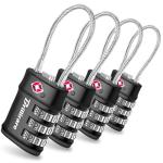 TSA Approved 4 Pack Combination Luggage Locks