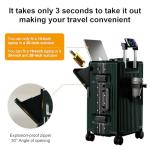 AIWEINY Zipperless 20 Inch Hard Shell Carry-On