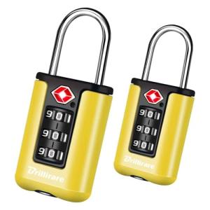 Brilliant 2 Pack TSA Approved Luggage Locks
