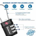TSA Approved 2 Pack Combination Luggage Locks