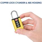 Brilliant 2 Pack TSA Approved Luggage Locks