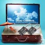 TSA Approved 2-Pack Waterproof Luggage Locks