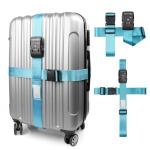 Adjustable TSA Approved Luggage Straps with Lock