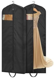 MISSLO Waterproof Garment Bags for Travel - 2 Pack