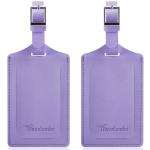 Travelambo Faux Leather Luggage Tags - 2 Pack