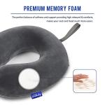 Soft Memory Foam Neck Pillow for Travel