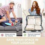 8 Piece Packing Cubes for Travel Organization
