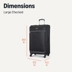 Amazon Basics Large Expandable Softside Suitcase