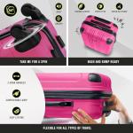 Kenneth Cole 28-Inch Magenta Hardshell Luggage