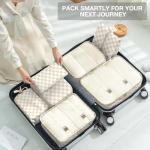 8 Piece Packing Cubes for Travel Organization