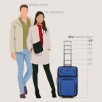 U.S. Traveler Rio Rolling Carry-On Luggage Set