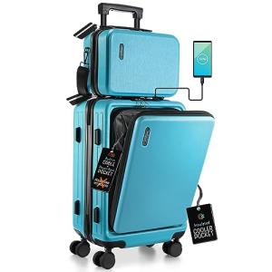 TRAVELARIM 20 Inch TSA-Approved Carry-On Luggage
