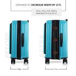 TRAVELARIM 20 Inch TSA-Approved Carry-On Luggage