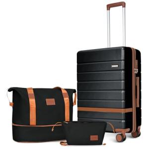 Voytra 3-Piece Carry-On Luggage Set with TSA Lock