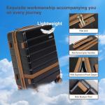 Voytra 3-Piece Carry-On Luggage Set with TSA Lock