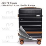 Voytra 3-Piece Carry-On Luggage Set with TSA Lock