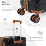 Voytra 3-Piece Carry-On Luggage Set with TSA Lock